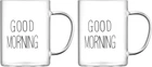 Набір чашок із ручками Ardesto Good Morning 420 мл х 2 шт (AR2642GM)