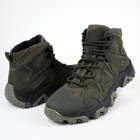 Ботинки кожаные OKSY TACTICAL Olive демисезонные 40 размер - изображение 3