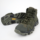 Ботинки кожаные OKSY TACTICAL Olive демисезонные 45 размер - изображение 5