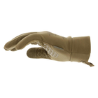 Перчатки тактические Mechanix ColdWork Base Layer Coyote, Койот, размер XL, сенсорные, теплые зимние перчатки - изображение 4