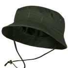 Панама тактическая походная универсальная головной убор для силовых структур НГУ Олива (6644), 57 (OPT-5201) - изображение 9