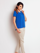 Блузка жіноча Awama A138 XL Синя (5902360515185) - зображення 4