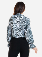 Bluzka damska z krótkim rękawem Awama A259 S Czarno-biała (5902360535527) - obraz 2