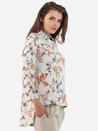 Koszula damska w kwiaty Awama A213 M Ecru (5902360521070) - obraz 5