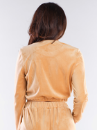 Bluza damska bez kaptura welurowa Awama A421 XL Beżowa (5902360555099) - obraz 2