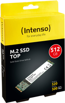 SSD диск Intenso Top Performance 512GB M.2 SATA III 3D NAND SLC (3832450) - зображення 2