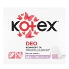 Щоденні прокладки Kotex Normal Plus Deo 56 шт.