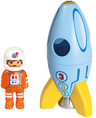Набір фігурок Playmobil 1.2.3 Astronaut with Rocket (4008789701862) - зображення 6