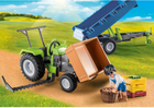 Набір фігурок Playmobil Country Tractor with Trailer (4008789712493) - зображення 5