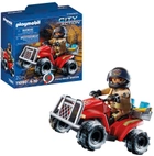 Figurka Playmobil City Action Fire Rescue Quad 7.5 cm (4008789710901) - obraz 3