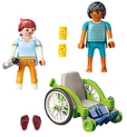Zestaw figurek Playmobil Patient In A Wheelchair (4008789701930) - obraz 2