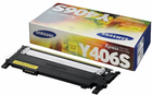 Toner Samsung CLT-Y406S Yellow (191628446032) - obraz 1