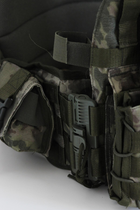 Плитоноска БС ASDAG Камуфляж / Тактичний розвантажувальний жилет/Плитоноска з системою швидкого скидання 4 точки - зображення 9
