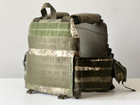 Плитоноска Asdag / Тактичний розвантажувальний бронежилет/Плитоноска з системою MOLLE, колір камуфляж - зображення 2