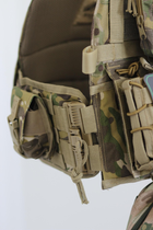 Плитоноска БС ASDAG Мультикам /Тактический разгрузочный жилет/Плитоноска с системой быстрого сброса + напашник - изображение 3