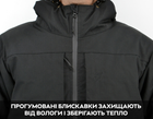 Зимова тактична куртка Eagle з підкладкою Omni-Heat та силіконовим утеплювачем Black S - зображення 9