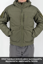 Зимова тактична куртка Eagle з підкладкою Omni-Heat та силіконовим утеплювачем Olive Green S - зображення 9