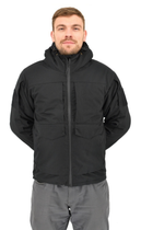 Зимова тактична куртка Eagle з підкладкою Omni-Heat та силіконовим утеплювачем Black L - зображення 4