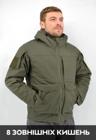 Зимняя тактическая куртка Eagle с подкладкой Omni-Heat и силиконовым утеплителем Olive Green L - изображение 4