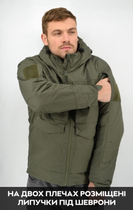 Зимова тактична куртка Eagle з підкладкою Omni-Heat та силіконовим утеплювачем Olive Green L - зображення 8