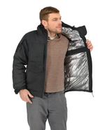 Зимняя тактическая куртка Eagle с подкладкой Omni-Heat и силиконовым утеплителем Black 3XL - изображение 8