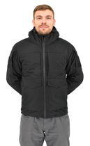 Зимова тактична куртка Eagle з підкладкою Omni-Heat та силіконовим утеплювачем Black M - зображення 4