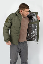 Зимова тактична куртка Eagle з підкладкою Omni-Heat та силіконовим утеплювачем Olive Green 2XL - зображення 6