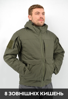 Зимова тактична куртка Eagle з підкладкою Omni-Heat та силіконовим утеплювачем Olive Green M - зображення 4