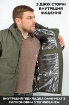 Зимова тактична куртка Eagle з підкладкою Omni-Heat та силіконовим утеплювачем Olive Green XL - зображення 10