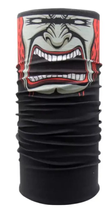 Баф Клоун 3D маска бандана-трансформер Розбійник із зубами червоне волосся