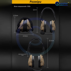 Тактичні активні навушники WoSport HD-16 з шумозаглушенням, + кріпл. чебурашки, на голову і шолом, блютуз - зображення 15