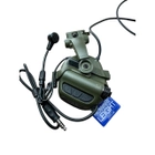 Активні захисні навушники Earmor M32X MARK3 Dual (FG) Olive Mil-Std (EM-M32X-FG-MARK3-DL) - зображення 3