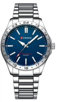Чоловічий годинник Curren 8452 Silver-Blue
