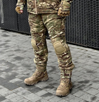 Штаны тактические мультикам зимние с наколенниками, военные штаны утепленные на синтепоне зимние multicam ЗСУ 58 - изображение 7