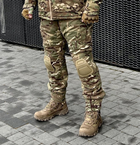 Штаны тактические мультикам зимние с наколенниками, военные штаны утепленные на синтепоне зимние multicam ЗСУ 54 - изображение 7