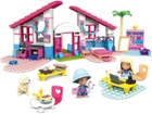 Konstruktor Mattel Mega Barbie Building Sets Malibu House 303 elementy (887961945676) - obraz 2