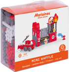 Konstruktor Marioinex Mini Waffle Strazak 185 elementów (5903033903803) - obraz 1