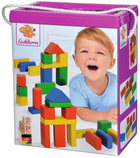 Конструктор Eichhorn Coloured Wooden Blocks 50 деталей (4051902000779) - зображення 1