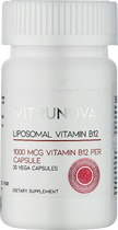 Ліпосомальний Вітамін В12 Vitrunova для лікування та профілактики анемії 1000 мг 30 капсул (8718546676703) - зображення 1