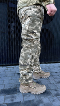 Зимние военные штаны пиксель ЗСУ, брюки пиксель зимние штаны тактические с наколенниками ВСУ на синтепоне 52 - изображение 4