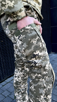 Зимние военные штаны пиксель ЗСУ, брюки пиксель зимние штаны тактические с наколенниками ВСУ на синтепоне 52 - изображение 5
