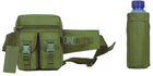 Тактическая поясная, набедренная сумка 15х18х6,5 см Edibazzar Хаки (2000002731313) - изображение 3
