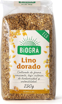 Złote nasiona lnu Biogra Bio 250 g (8426904170205) - obraz 1