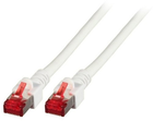 Patchcord EFB-Elektronik Cat 6 S/FTP 2 m White (4049759021849) - obraz 1