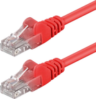 Patchcord Intellinet Cat 6 UTP 5 m Red (766623343367)