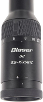 Приціл оптичний Blaser B2 2,5-15х56 iC сітка 4 А з підсвіткою. Шина ZM/VM - зображення 8