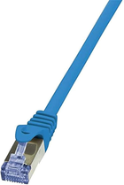 Patchcord LogiLink Cat 6a S/FTP 10 m Blue (4052792020618) - obraz 1
