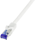 Patchcord LogiLink Cat 6a S/FTP Ultraflex 10 m White (4052792055719) - obraz 1