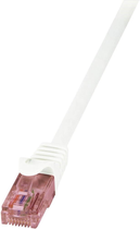 Patchcord LogiLink Cat 6 U/UTP 1 m White (4052792022698) - obraz 1