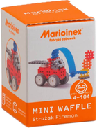 Konstruktor Marioinex Mini Waffle Strażak 38 elementów (5903033902516) - obraz 1